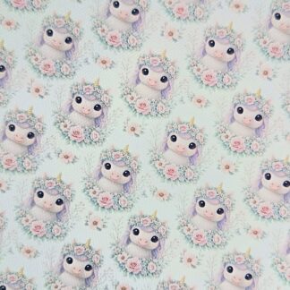 Unicorns 026 Canvas Fabric Sheet