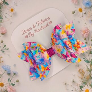 Butterflies 002 Hair Bow