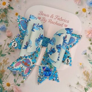 Sparkle Collection Stitch Bedazzled Hair Bow