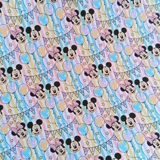 Disney Party 001 Canvas Fabric Sheet