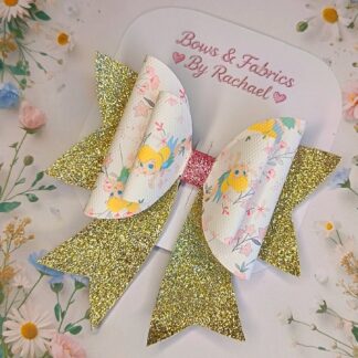 Disney 348 Glitter Tail Hair Bow