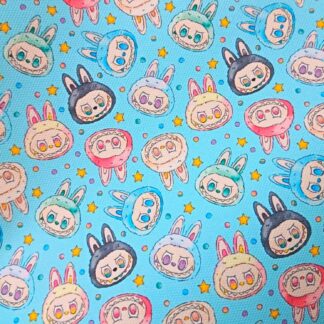 Fuzzy Monsters 023 Canvas Fabric Sheet