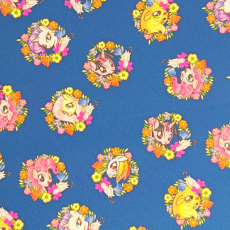 Pony Friends 009 Canvas Fabric Sheet