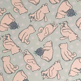 Pooh 001 Canvas Fabric Sheet