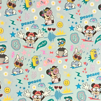 Clubhouse Friends 012 Canvas Fabric Sheet