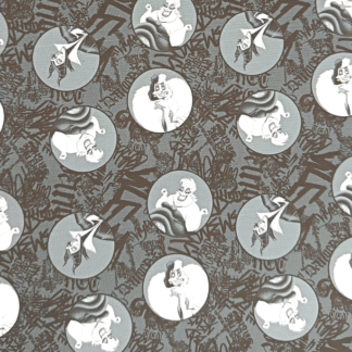 Disney Villains 007 Canvas Fabric Sheet