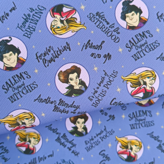 Disney Villains 003 Canvas Fabric Sheet