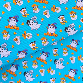 Cute Ghosts 001 Canvas Fabric Sheet