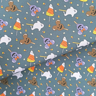 Disney Halloween 002 Canvas Fabric Sheet