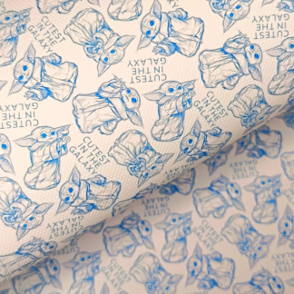 Yoda 009 Canvas Fabric Sheet