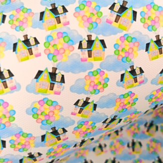 Pixar Movies 009 Canvas Fabric Sheet