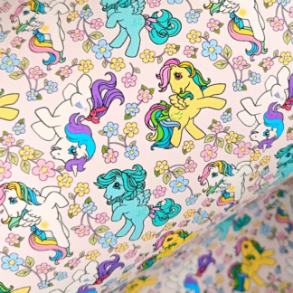 Pony Friends 008 Canvas Fabric Sheet