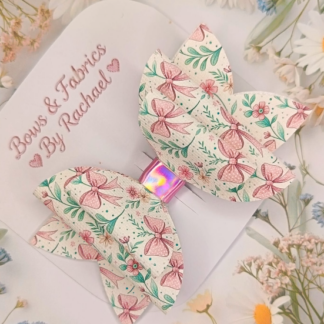 Floral Bows 002 Hair Bow