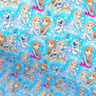 Frozen 001 Canvas Fabric Sheet