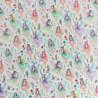 Fairies 006 Canvas Fabric Sheet
