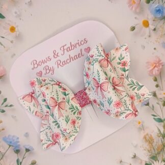 Floral Bows 002 Hair Bow