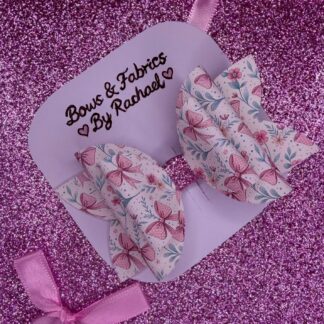 Floral Bows 002 Hair Bow