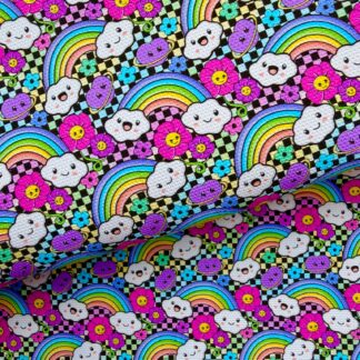Rainbow 003 Canvas Fabric Sheet