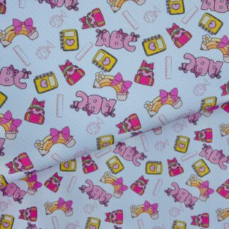 School 003 Canvas Fabric Sheet