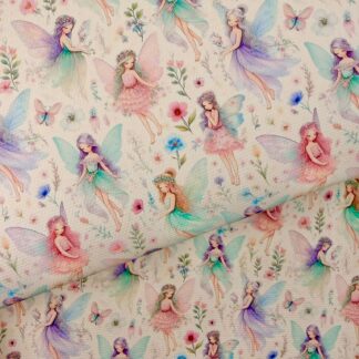 Fairies 006 Canvas Fabric Sheet