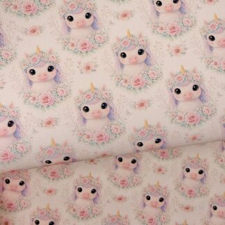 Unicorns 026 Canvas Fabric Sheet
