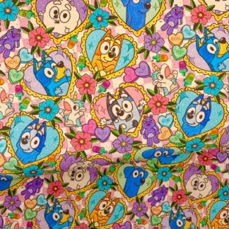Blue Dog 023 Canvas Fabric Sheet