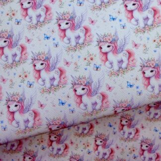 Unicorns 028 Canvas Fabric Sheet