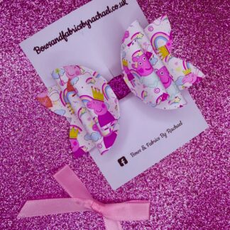 Pink Piggie 022 Hair Bow