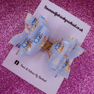 Blue Dog 060 Hair Bow