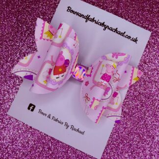 Pink Piggie 050 Hair Bow