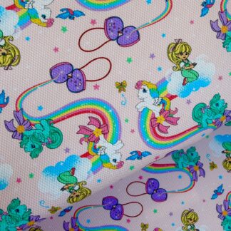 Pony Friends 010 Canvas Fabric Sheet