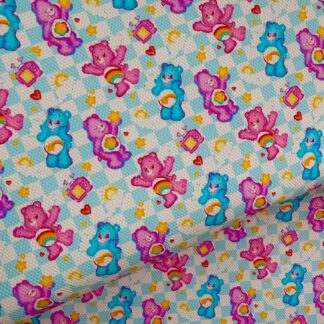 Rainbow Bears 011 Canvas Fabric Sheet