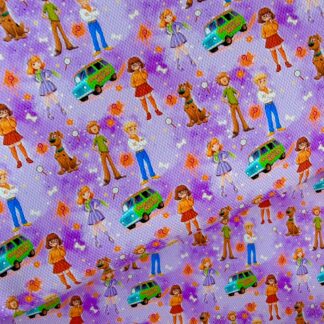 Mystery Gang 001 Canvas Fabric Sheet