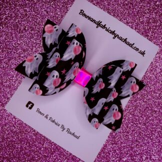 Bubble Gum Ghost 001 Hair Bow