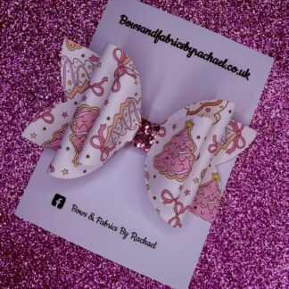 Cute Christmas Cookies 001 Hair Bow