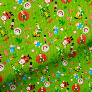 Buddy Christmas 001 Canvas Fabric Sheet