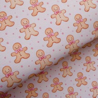 Gingerbread 002 Canvas Fabric Sheet