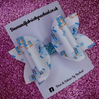 Blue Dog 040 Hair Bow