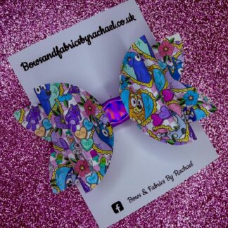 Blue Dog 023 Hair Bow