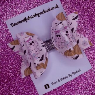 Groovy Ghosts 001 Hair Bow