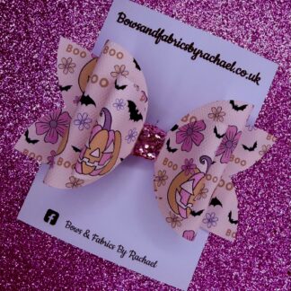 Groovy Pumpkins 001 Hair Bow