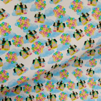 Balloon House 006 Canvas Fabric Sheet