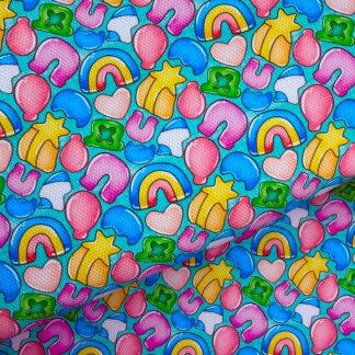Lucky Charms 001 Canvas Fabric Sheet