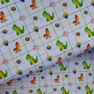 Pixar Movies 022 Canvas Fabric Sheet