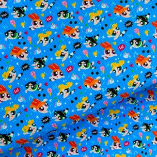 Power Girls 006 Canvas Fabric Sheet