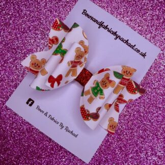 Disney Christmas Cookies 001 Hair Bow