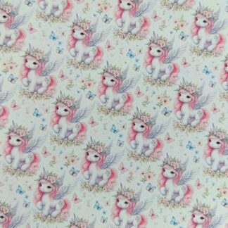 Unicorns 028 Canvas Fabric Sheet