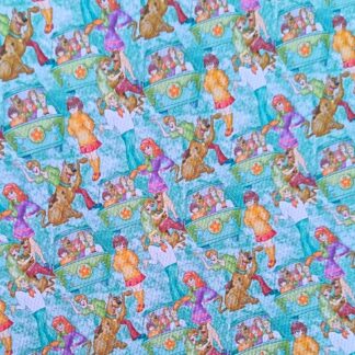 Mystery Gang 002 Canvas Fabric Sheet