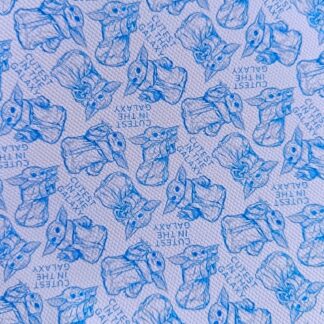 Yoda 009 Canvas Fabric Sheet