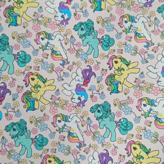 Pony Friends 008 Canvas Fabric Sheet